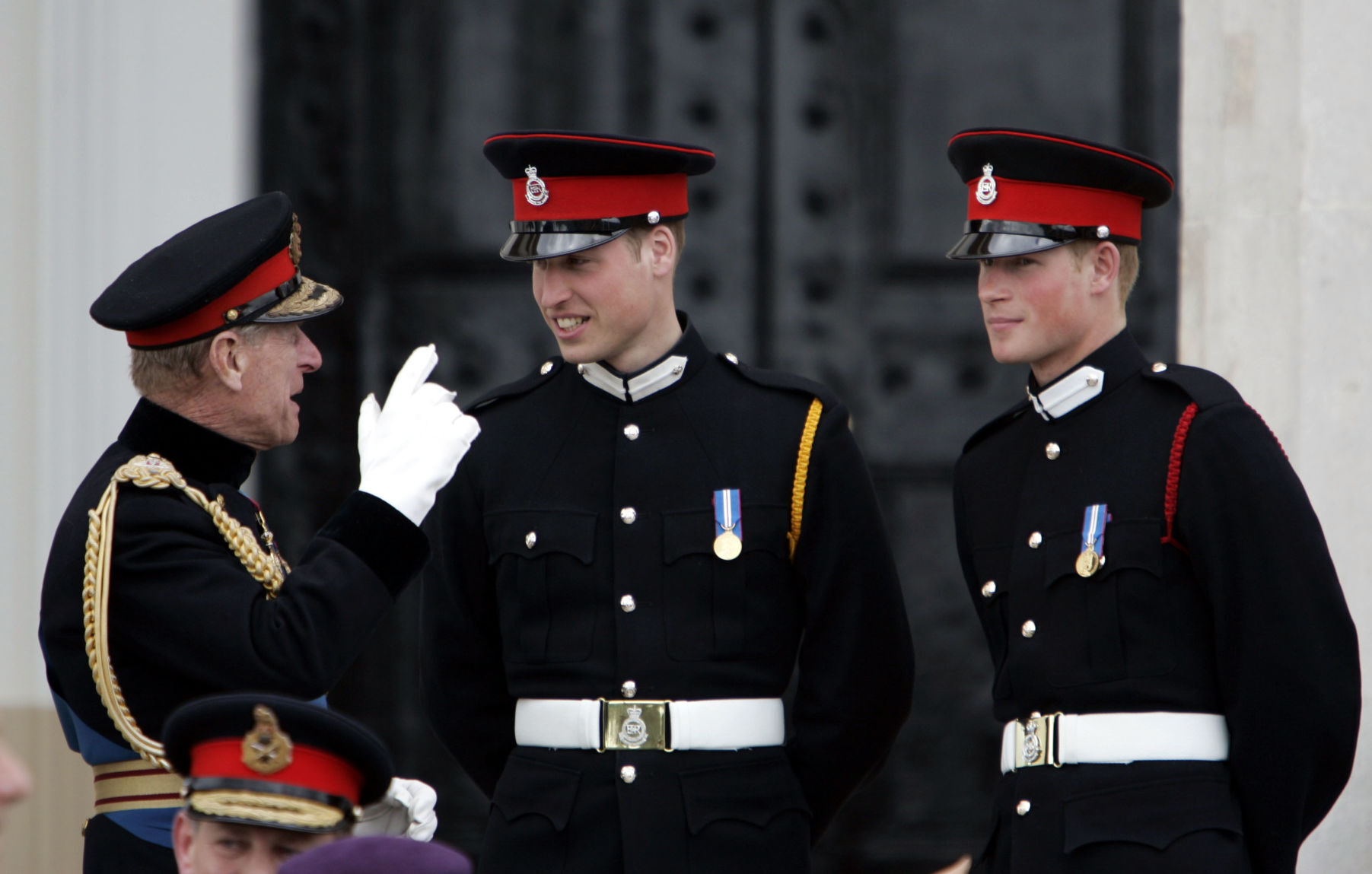 2006: Prince Philip, Prince William, Prince Harry
